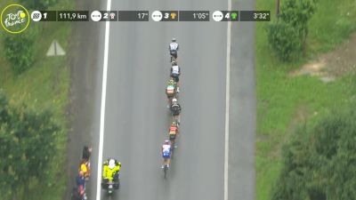 Michael Matthews, Sonny Colbrelli Battle For Stage 9 Intermediate Sprint - 2021 Tour de France