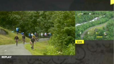 McNulty Rides Into Ditch On Descent