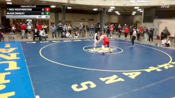175 lbs Cons. Round 4 - Wes Weatherford, Ottawa Township vs Blake Dingley, Dixon