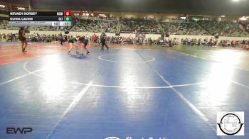 138 lbs Consi Of 8 #1 - Nevaeh Dorsey, Midwest City Bombers Youth Wrestling Club vs Olivia Calvin, Catoosa Wrestling