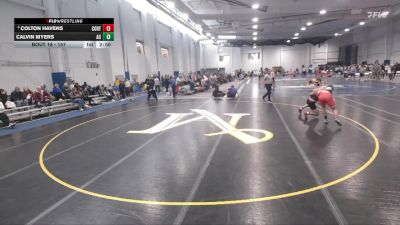 157 lbs Champ. Round 1 - Colton Havens, Cortland State vs Calvin Myers, Albright College