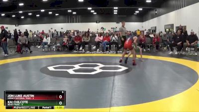 85 lbs Quarterfinals (8 Team) - Jon Luke Austin, Legacy National Team vs Kai Chilcote, Beast Mode