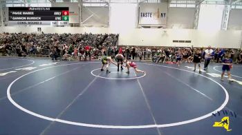 112 lbs Cons. Round 3 - Paige Mabee, Apex Wrestling NYC (Hudson Valley) vs Gannon Burdick, Adirondack Youth Wrestling Club