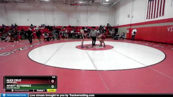 113 lbs Quarterfinal - Wyatt Gutierrez, Naches Valley vs Alex Cruz, Grandview