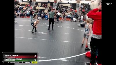 52 lbs 1st Place Match - Paxton Holcombe, Carolina Reapers vs Joshua Drook, Gaston Grizzlies