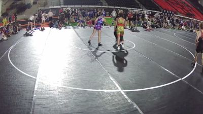 96 lbs Quarters - Vayda Chavez, Nevada vs Dovie Mayes, Montana