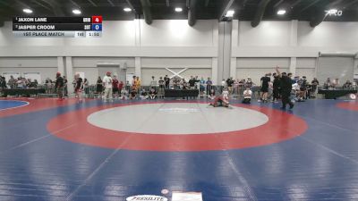 138 lbs 1st Place Match - Jaxon Lane, Grindhouse vs Jasper Croom, Sons Of Thunder