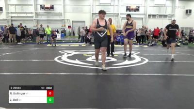 E-285 lbs Quarterfinal - Reagan Bollinger, KY vs Zain Bell, OH