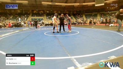 155 lbs Consi Of 4 - Kade Runk, Sperry Wrestling Club vs Ceverette Cheek, Tulsa Blue T Panthers