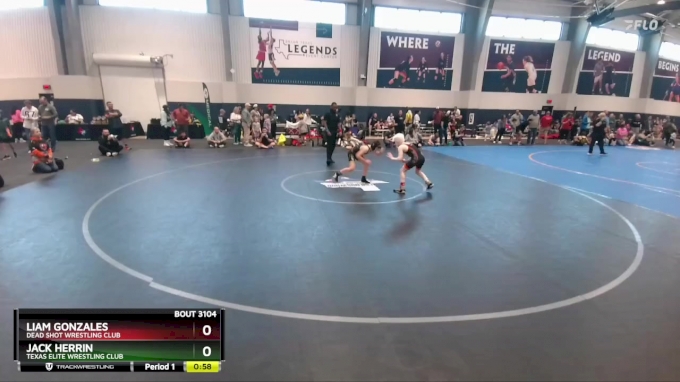 85 lbs Cons. Round 3 - Liam Gonzales, Dead Shot Wrestling Club vs Jack ...