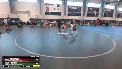 85 lbs Cons. Round 3 - Liam Gonzales, Dead Shot Wrestling Club vs Jack Herrin, Texas Elite Wrestling Club