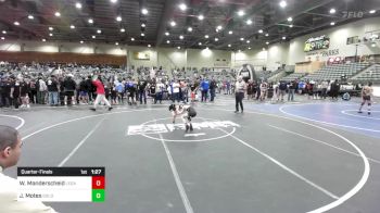 61 lbs Quarterfinal - Waylon Manderscheid, Legacy Elite WC vs John Motes, Gold Rush