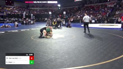 165 lbs Consi Of 16 #1 - Mason Hernandez, Citrus Valley vs Robert Rael, Live Oak (CC)