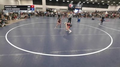 80 lbs Champ. Rd Of 16 - Kendall Flier, Iowa vs Steyr Hardison, B.A.M. Training Center