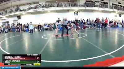 56 lbs Cons. Round 1 - Logan Weaver, Indiana vs Jayceon Moore, Perry Meridian Wrestling Club
