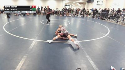 90 lbs Round Of 16 - Blake Decker, NY vs John Thomas, CA