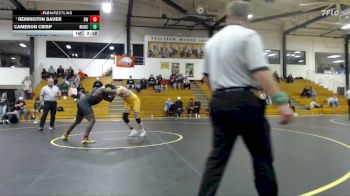 184 lbs 1st Place Match - Remington Bauer, Baldwin Wallace vs Cameron Crisp, Manchester