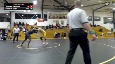 184 lbs 1st Place Match - Remington Bauer, Baldwin Wallace vs Cameron Crisp, Manchester