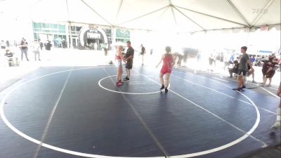 145 lbs Consolation - Annabelle Reed, Chaparral HS vs Hadassah (Haddy) Waak, Woodland Oark Jr. Wrestling Clin