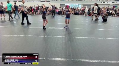 70 lbs Round 2 - Charleigh Richardson, The Storm Wrestling Crnter vs AnnMarie Hill, Grapple Academy