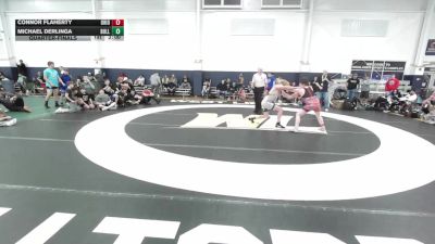 150 lbs Quarterfinal - Connor Flaherty, Ohio Gold-MS vs Michael Derlinga, Bulldog Premier-MS