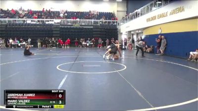 197 lbs Champ. Round 3 - Mario Valdez, Lemoore College vs Jaremiah Juarez, Rio Hondo College