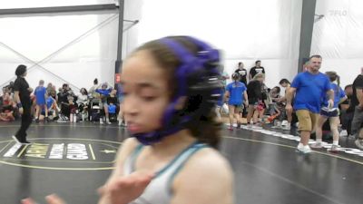 25 lbs Rr Rnd 5 - Noella Thiel, Lady Warriors United - W vs Julia Risha, MGW Monkey Business - W