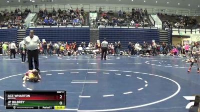 45 lbs Round 2 - Jp Bilbrey, Big Spring vs Ace Wharton, Benton