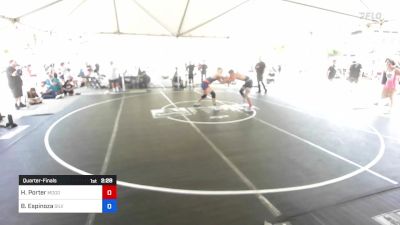 157 kg Quarterfinal - Hadley Porter, Mogollon vs Bradley Espinoza, Silverback WC