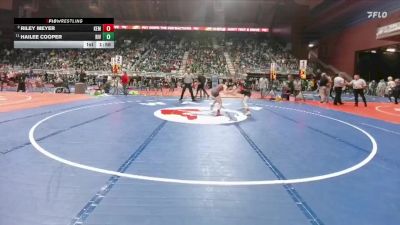 100 lbs Semifinal - Hailee Cooper, Riverton vs Riley Meyer, Kemmerer