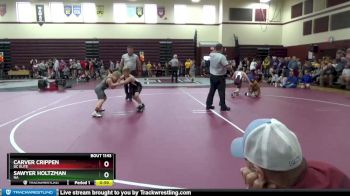 PW-18 lbs Quarterfinal - Carver Crippen, DC Elite vs Sawyer Holtzman, Na