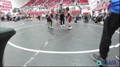 130 lbs Rr Rnd 2 - Jaelee Jo Baca, Cowboy Wrestling Club vs Jayci Thompson, Little Axe Takedown Club