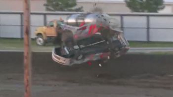 Wild Stock Car Flip at Boone County