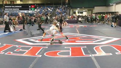 126 lbs Round Of 256 - Ignacio Villasenor, OK vs Graydon Martin, VA