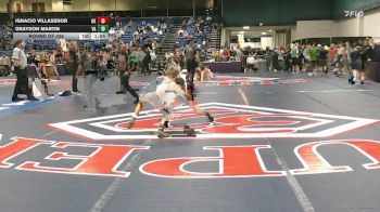 126 lbs Round Of 256 - Ignacio Villasenor, OK vs Graydon Martin, VA