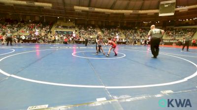 55 lbs Round Of 16 - Brantley Bott, Collinsville Cardinal Youth Wrestling vs Daxton Ray, Division Bell Wrestling