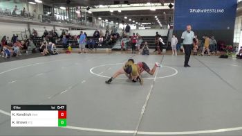 91 lbs Consi Of 4 - Kollen Kendrick, The Glasgow Wrestling Academy vs Kolton Brown, Rockmart Takedown Club