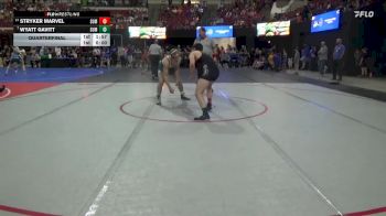 170 lbs Quarterfinal - Wyatt Gavitt, HUGHESVILLE SPARTANS vs Stryker Marvel, Eastside United