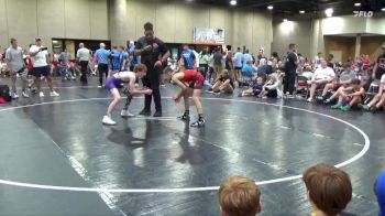 108 lbs Round 3 (6 Team) - Krimsyn Kostoff, NC National Team Gold vs Maddox Fulgium, Louisiana Mudbugs