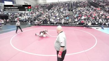 6A 115 lbs Quarterfinal - Dallas Peterson, Davis vs Claire Holliday, Weber