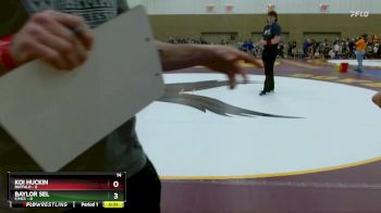 50 lbs Semis (4 Team) - Cal Boehlke, Buffalo vs Lucas Evans, F/MCC