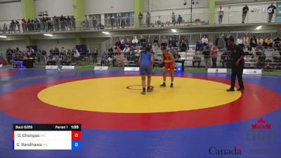 62kg Round 3 - Gurasees Kaur Ghangas, Independent WC vs Gunsirat Randhawa, Independent WC