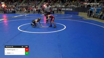 61 lbs Prelims - Cruzer Dominguez, MWC Wrestling Academy vs Landon Dietz, Standfast