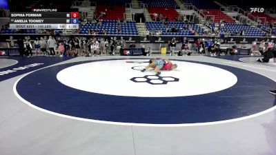 140 lbs Cons. Rd Of 32 - Sophia Forman, NE vs Amelia Toomey, NY