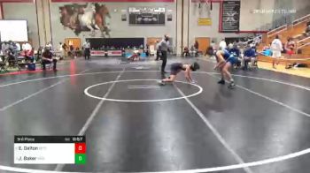 138 lbs 3rd Place - Ethan Dalton, Gettysburg vs Jarod Baker, Spring Grove