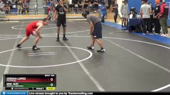 132 lbs Cons. Round 1 - Joshua Lopez, Fullerton vs Eric Suh, Arnold O Beckman