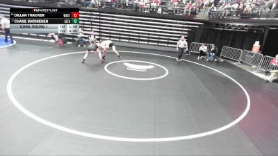 5A 165 lbs Cons. Round 1 - Dillan Thacker, Wasatch vs Chase Mathiesen, Alta