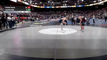 4A 120 lbs Quarterfinal - Jacob Rade, Timberlake vs Shade Wilde, Marsh Valley