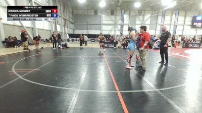 65 kg Cons. Quarters - Jessica Mendez, Devils Women's Wrestling Club At Arizona State University vs Paige Wehrmeister, Missouri