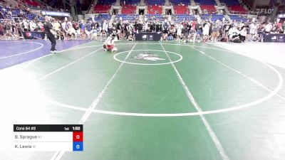 113 lbs Cons 64 #2 - Brennan Sprague, NY vs Kipton Lewis, IA